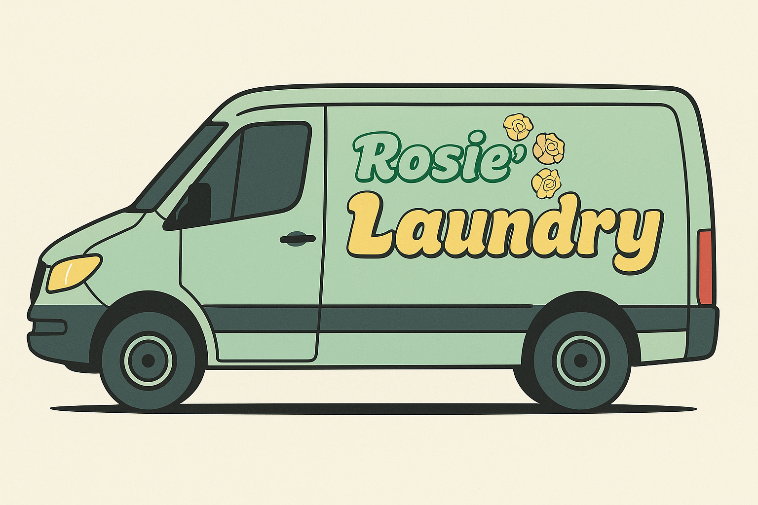 Rosie’s Laundry Pickup & Delivery Van